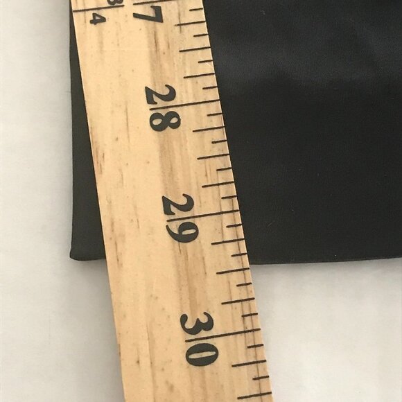 DKNY Black Shiny Pants - Size 6 - Picture 7 of 8